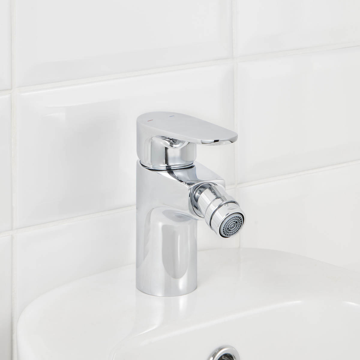 GoodHome Cavally Standard Chrome effect Round Bidet Mono mixer Tap - Image 2