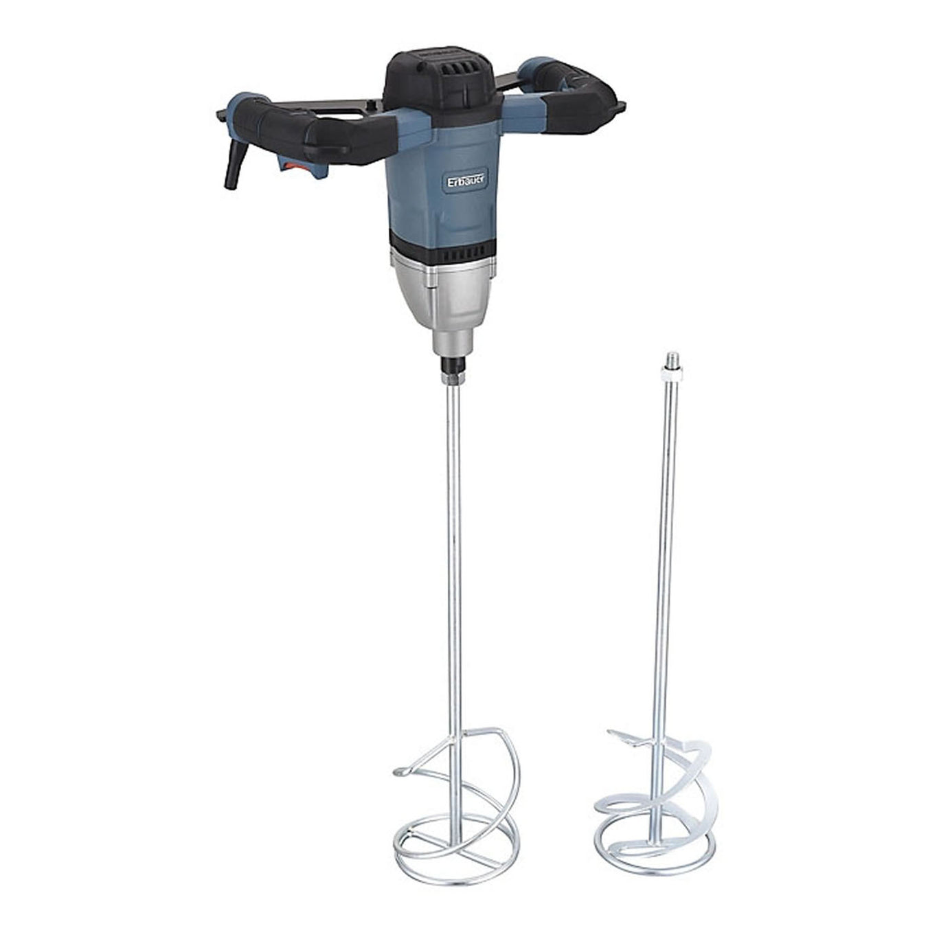 Erbauer Paddle Mixer Cement Paint Stirrer Whisk Dual Handle Electric 1600W 240V - Image 1