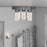 Myvat Ceiling Light 40W Bathroom Chrome Effect LED 5 Lamp 1200Lm IP44 With Bulb - Image 2