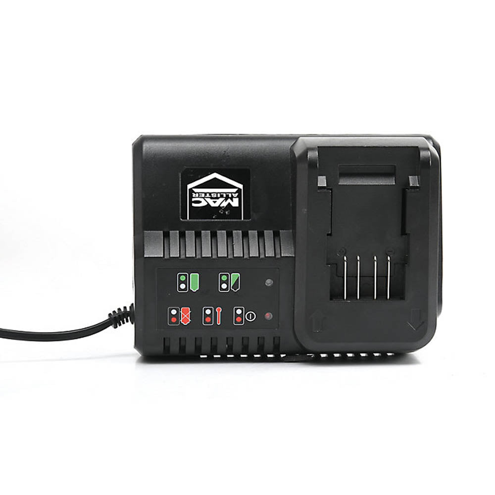 Mac Allister Fast Battery Charger Corded 18V 2A Li-ion Compact 1 Port With Plug - Image 2