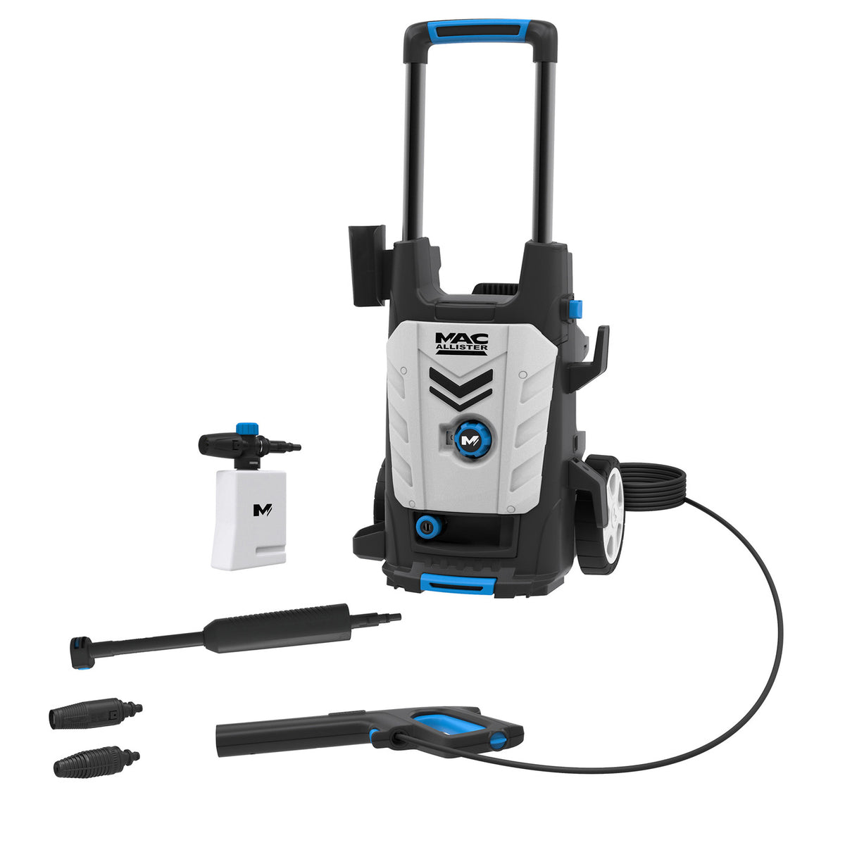 Mac Allister Pressure Washer Electric 1.8kW MPWP1800-3 Jet Cleaner Car Patio - Image 1
