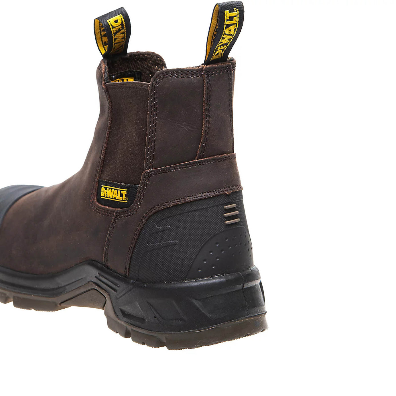 DeWalt Safety Dealer Boots Brown Steel Toe Slip-On Workwear Size 10 Norris - Image 6
