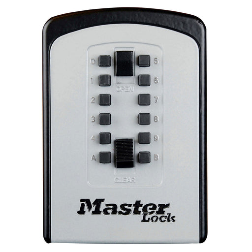 Master Lock Combination Key Safe 12 Digit Push Button Wall Mounted Keys Holder - Image 1