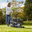 Mac Allister Lawnmower Petrol MLMP300H40 Rotary 125cc 41cm Garden Grass Cutter - Image 2