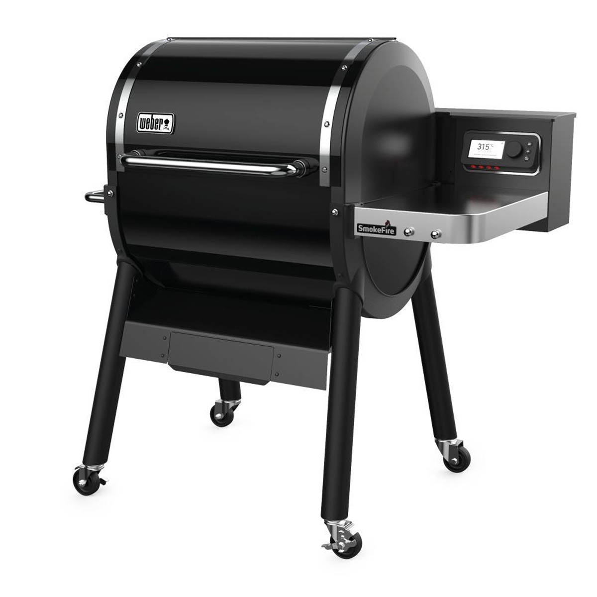Smart Weber SmokeFire EX4 GBS Wood Fired Barbecue Grill Wheeled With Night Light - Image 4