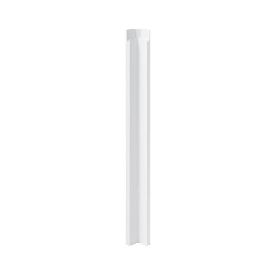 Kitchen Corner Post Gloss MDF Light Grey Standard Contemporary (W)59mm - Image 1