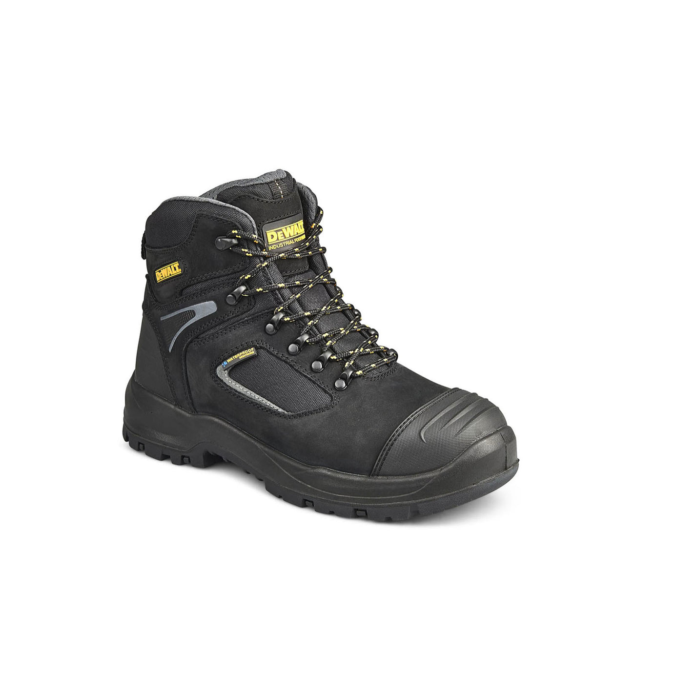 DeWalt Safety Boots Black Dover Hiker Style 300°C Heat-Resistant Sole Size 7 - Image 1