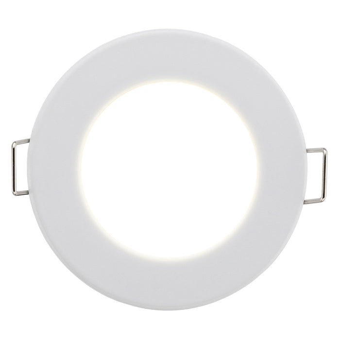 Luceco Downlight 5W IP65 Pack Of 6 Matt White Non-adjustable LED Fire Rated - Image 5