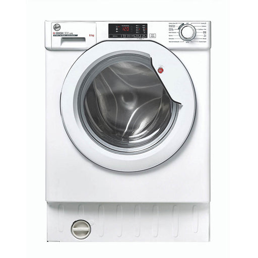 Hoover Washing Machine Built-In HBWS 48D1E80 White Child Lock LED 1400rpm 8Kg - Image 1