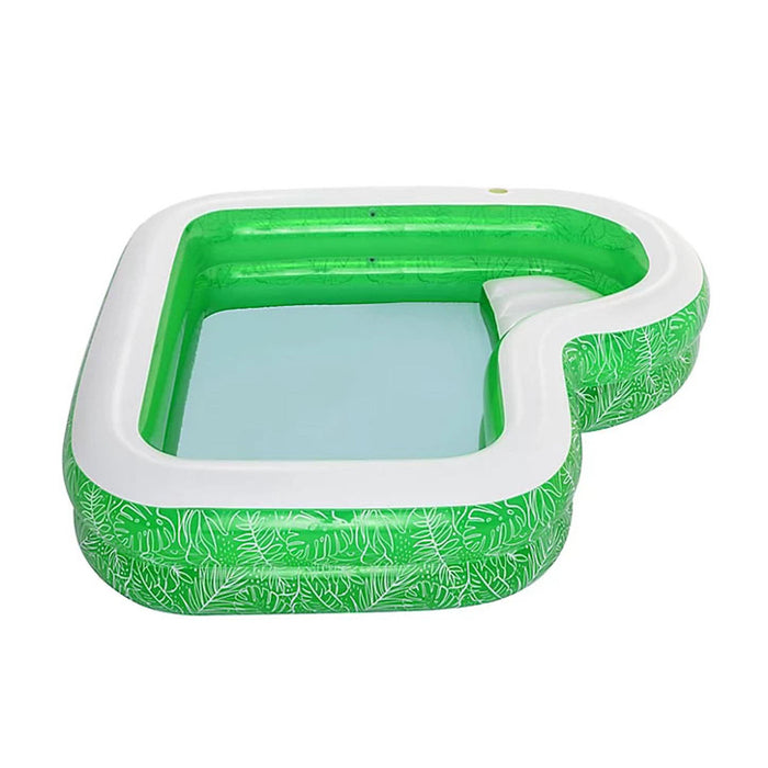 Bestway Family Pool Inflatable Paddling Swimming Outdoor Fun Green 2.31m x 0.51m - Image 2