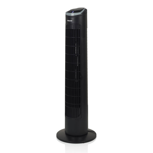 Tower Fan Air Cooling Black 30" Oscillation 3 Speed Timer Remote Control 40W - Image 1