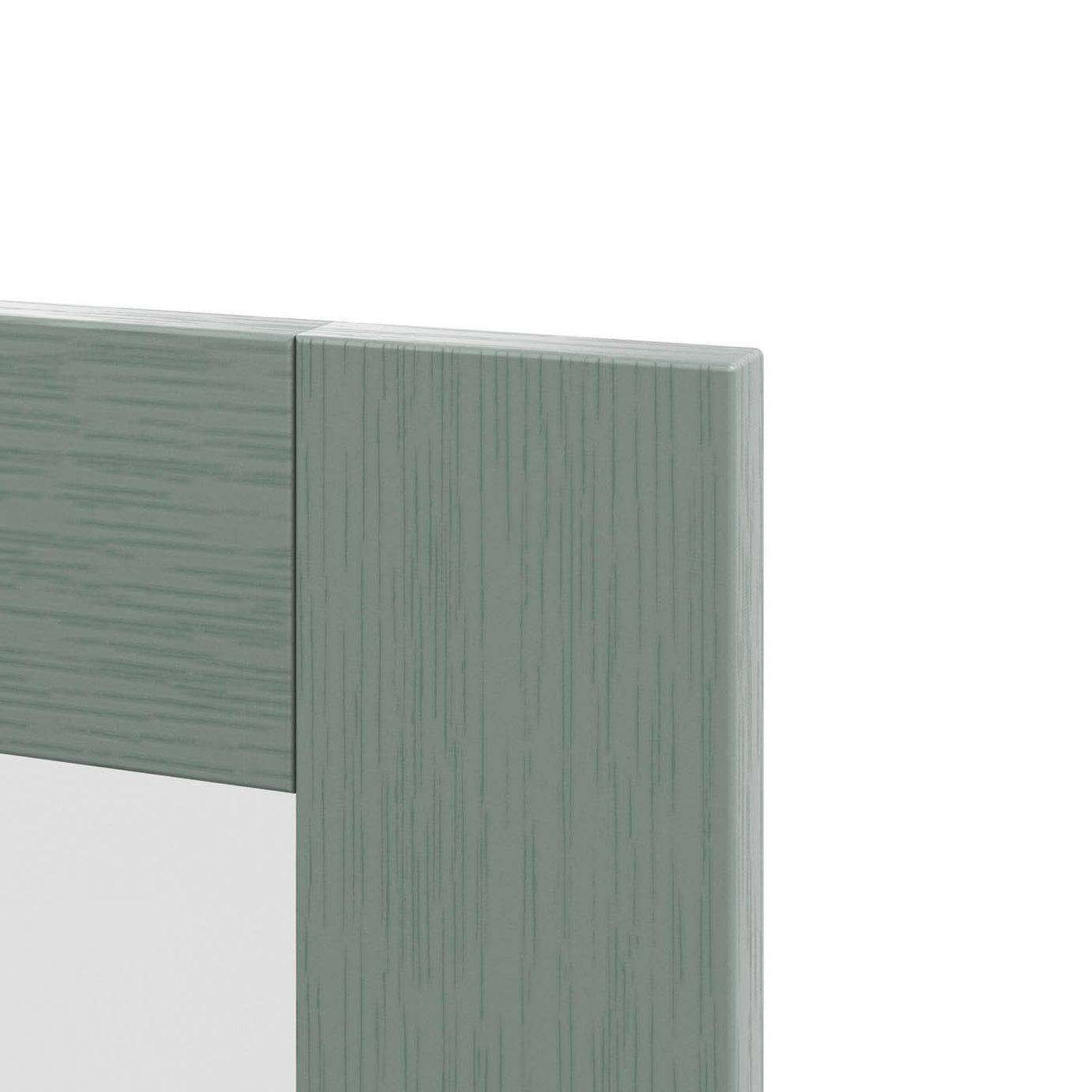 GoodHome Alpinia Matt reed green wood effect Shaker Glazed Cabinet door (W)500mm (H)715mm (T)18mm - Image 5
