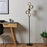 Floor Lamp Standing Matt Black Smoke Plated Glass Modern Livingroom 230V 18W - Image 2
