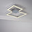 LED Ceiling Light 2 Lamp Way Bathroom Chrome Effect Warm White With Bulb IP44 - Image 2