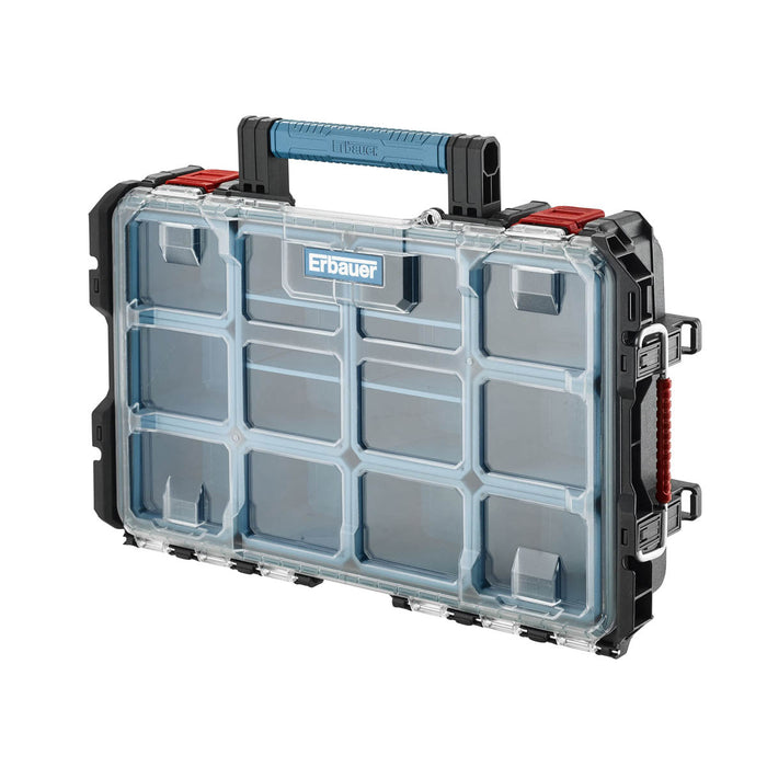 Erbauer Connecx Modular Storage Polypropylene (PP) 10 compartment Organiser (L)560mm (H)128mm - Image 4