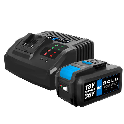 Mac Allister Solo 36V 1 x 4Ah Li-ion Battery & charger - MDVB36-4/MFC36 - Image 1