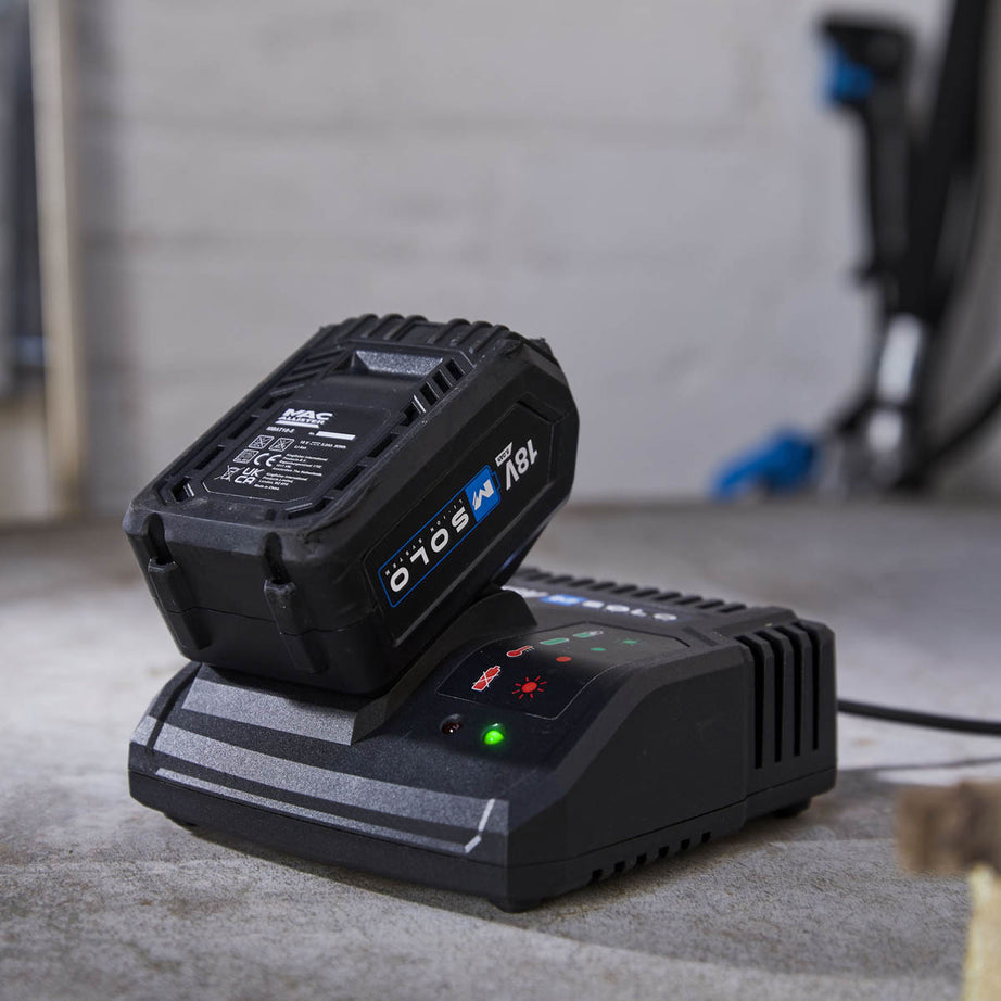 Mac Allister Solo Battery And Fast Charger 18V 5Ah Li-ion Capacity Indicator 4A - Image 2