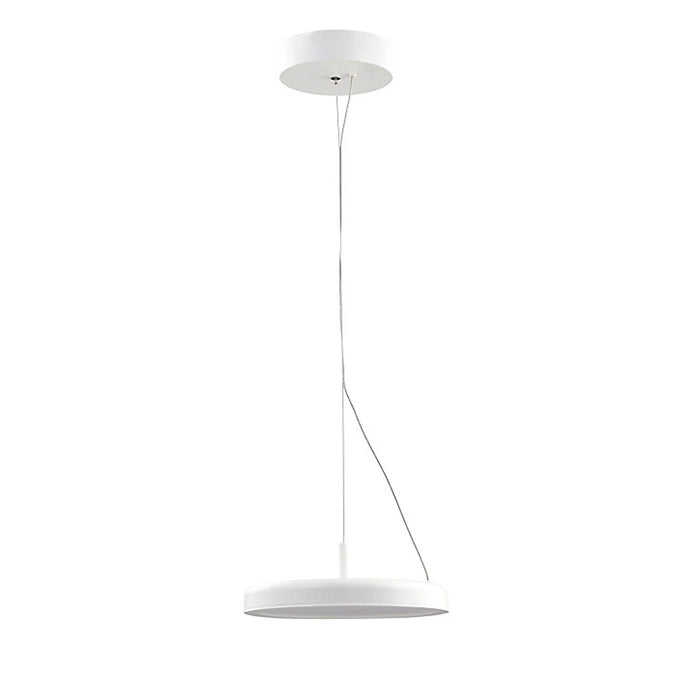 LED Pendant Ceiling Light White Metal Hanging Adjustable Kitchen Dimmable 25W - Image 2
