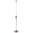 Floor Lamp LED Warm White Slim Chrome Effect Modern Dimmable 1900lm (H)1.36m - Image 4