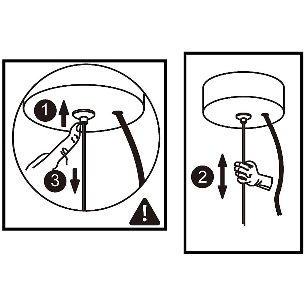 Pendant Ceiling Light Dimmable Warm White Adjustable Chrome Effect (Dia)580mm - Image 8