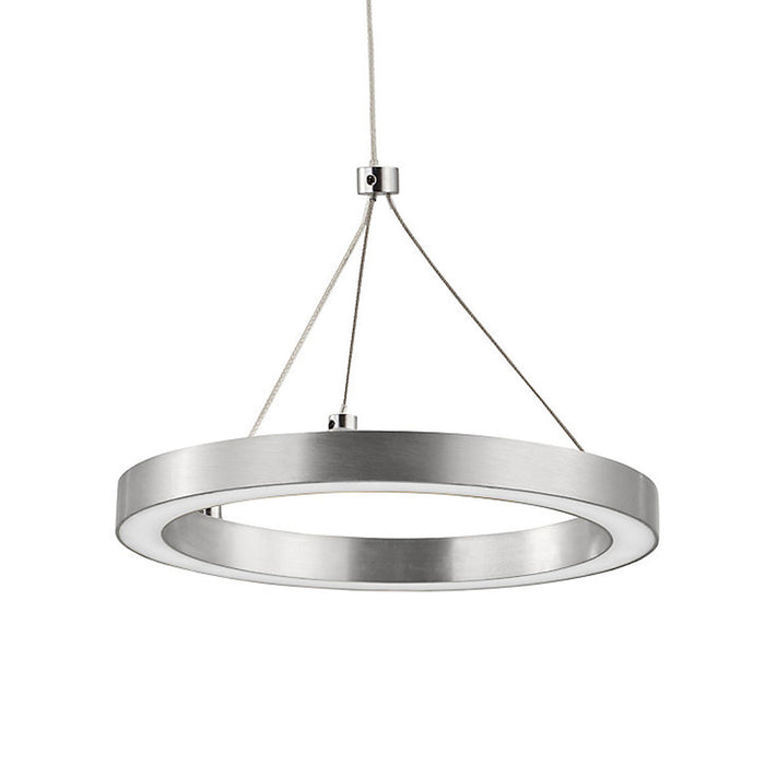 LED Ceiling Pendant Light 3 Way Chrome Effect Modern Dimmable Adjustable Height - Image 4