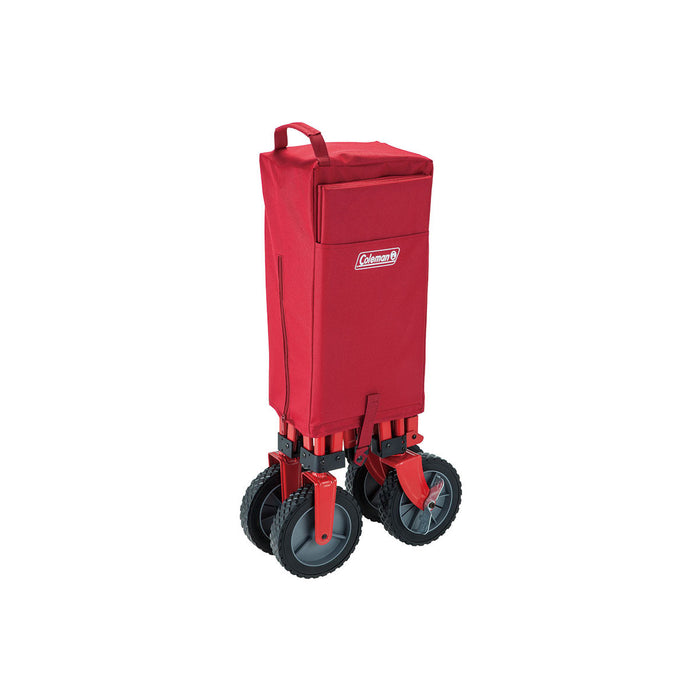 Camping Wagon Foldable Outdoor Garden Trolley Cart Heavy Duty Truck Red - Image 3