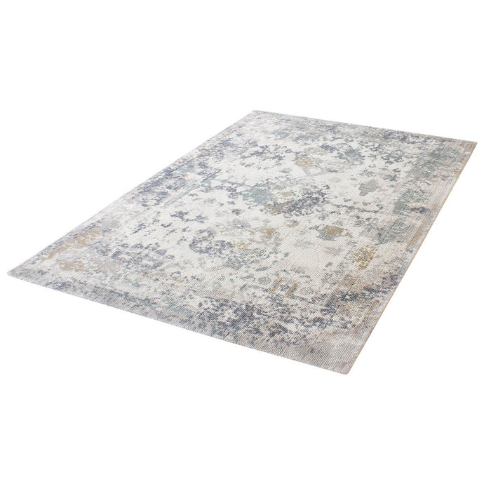 Alice Blue & Cream Traditional Medium Rug, (L)170cm x (W)120cm - Image 1