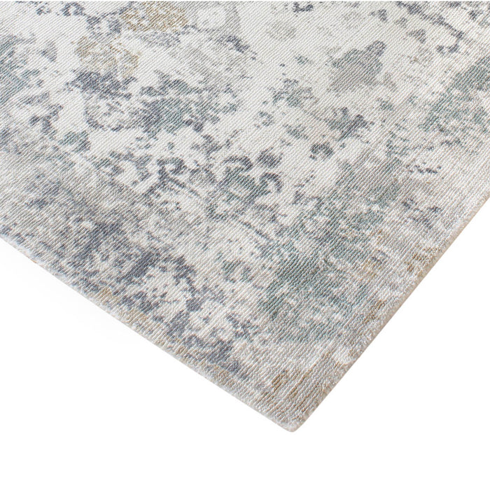 Alice Blue & Cream Traditional Medium Rug, (L)170cm x (W)120cm - Image 4