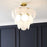 The Lighting Edit Dyna Panel Satin bronze effect LED Pendant ceiling light, (Dia)320mm - Image 4