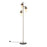 Floor Lamp 3 Light Matt Black Antique Brass Effect Modern 10W 220V IP20 H1520mm - Image 1