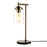 Table Lamp Matt Black Antique Brass Steel Living Room Lounge Light Home Decor - Image 1