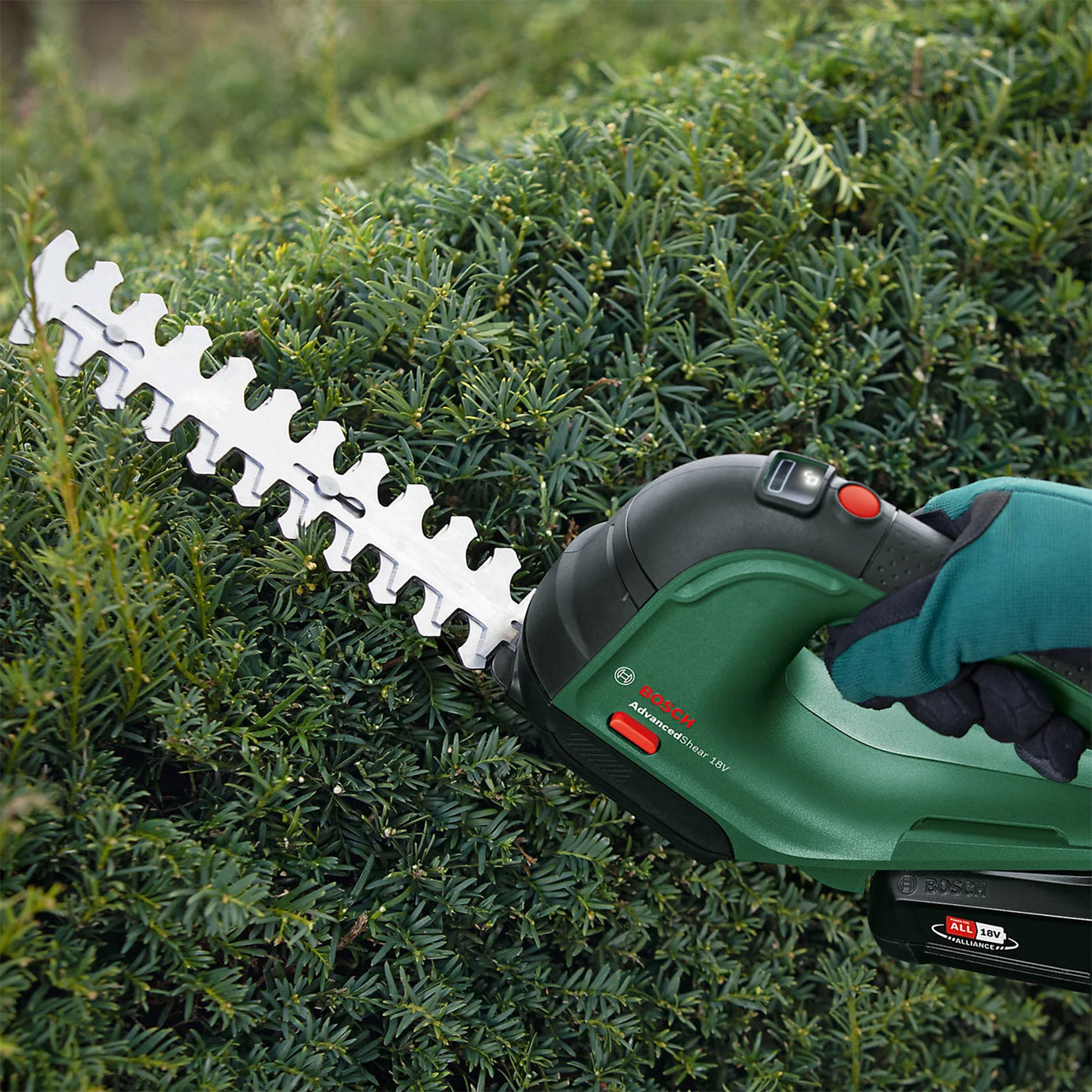 Bosch 18V Cordless 20cm Pruner & hedge trimmer (1 x 2Ah) - AdvancedShear 18V-10 - Image 7