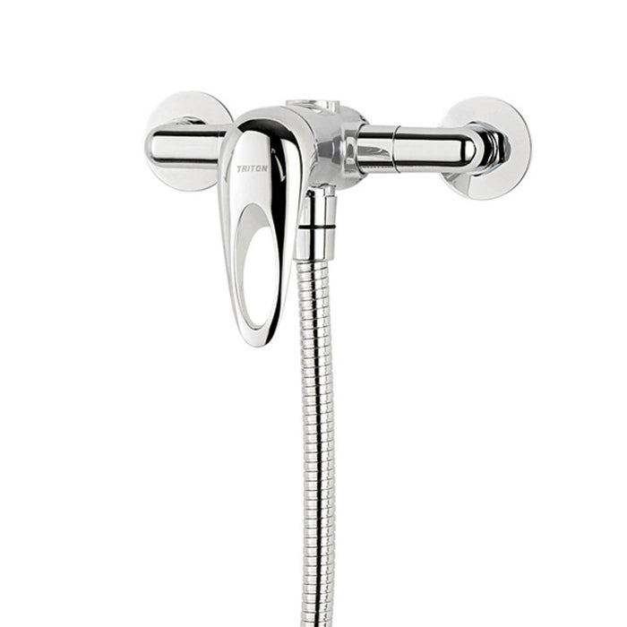 Triton Shower Mixer Valve Tap Exposed Chrome Single Lever Bathroom Modern - Image 1