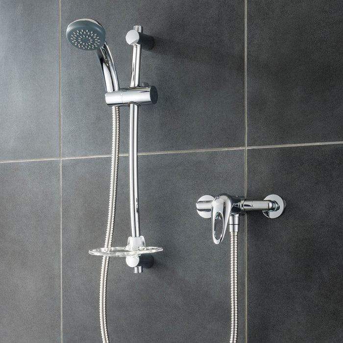 Triton Shower Mixer Valve Tap Exposed Chrome Single Lever Bathroom Modern - Image 2