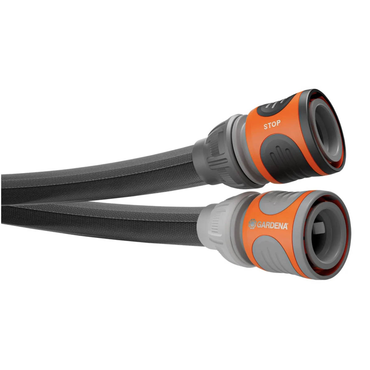 Garden Hose 30m Textile Heavy Duty Watering Hosepipe Outdoor Anti Kink - Image 1