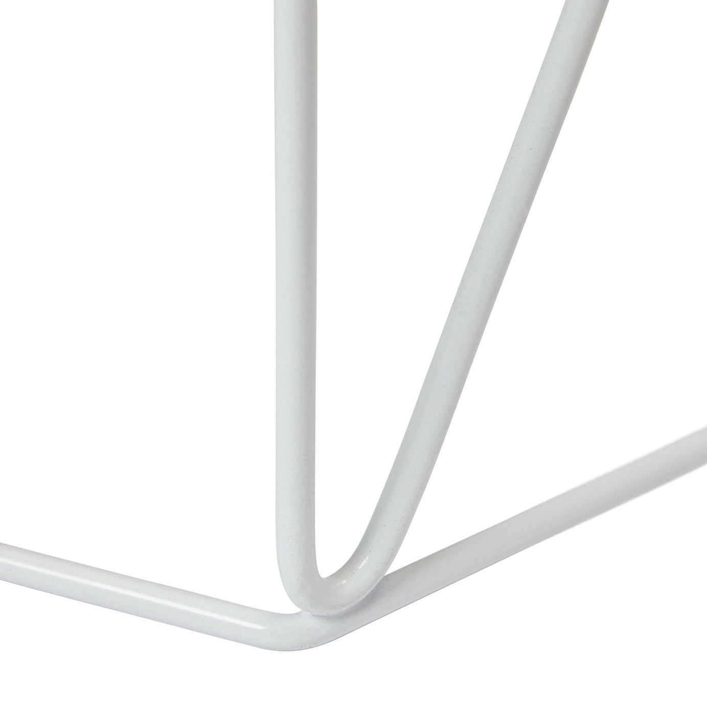 Side Table White Marble Effect Living Room Bedside Sofa Contemporary Set Of 2 - Image 4