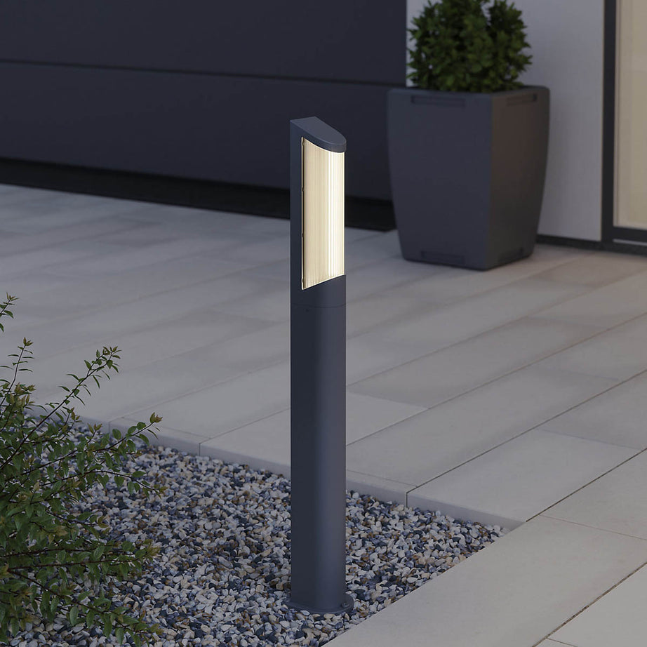 LED Outdoor Post Light Mains-Powered Neutral White Waterproof (H)870mm - Image 1