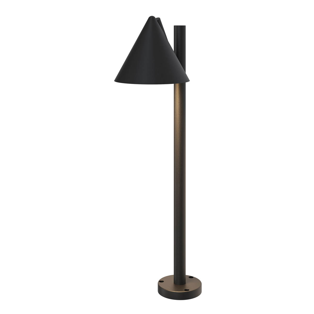 GoodHome LED Outdoor Post light Black Mains-powered 1 lamp Integrated (H)700mm - Image 4