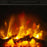 Electric Fire LED Flame Technology Polished Nickel Effect Modern Design 11Kg 2KW - Image 4
