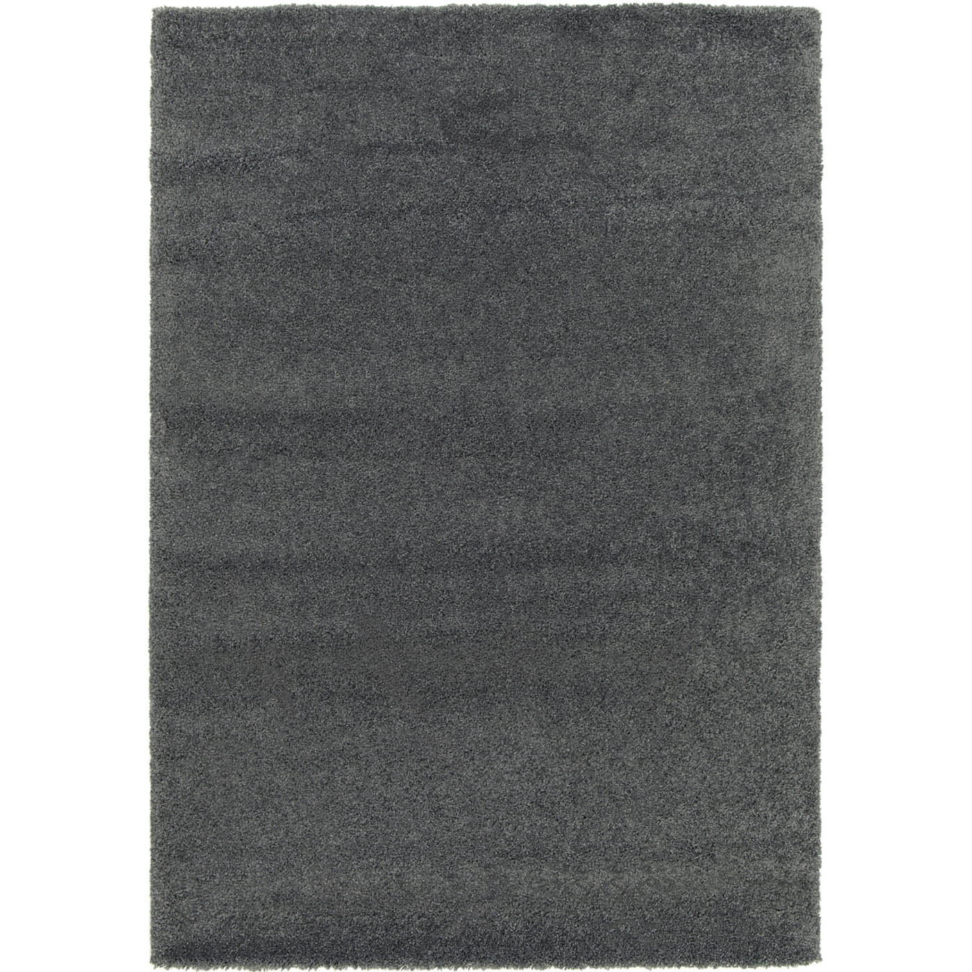 Shaggy Rug Medium Grey Hallway Runner Living Room Bedroom (L)170cm x (W)120cm - Image 1