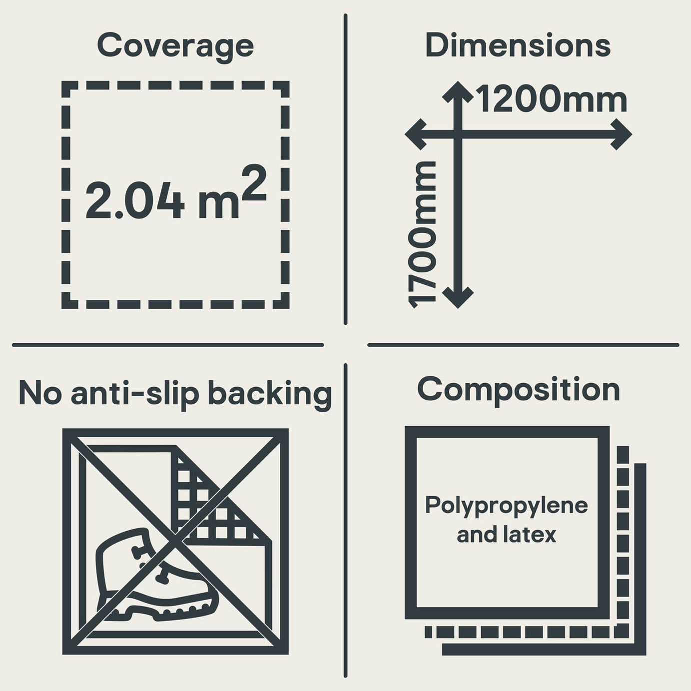 Medium Shaggy Rug Soft Manzo Blue Grey Bedroom Hallway (L)170cm x (W)120cm - Image 6