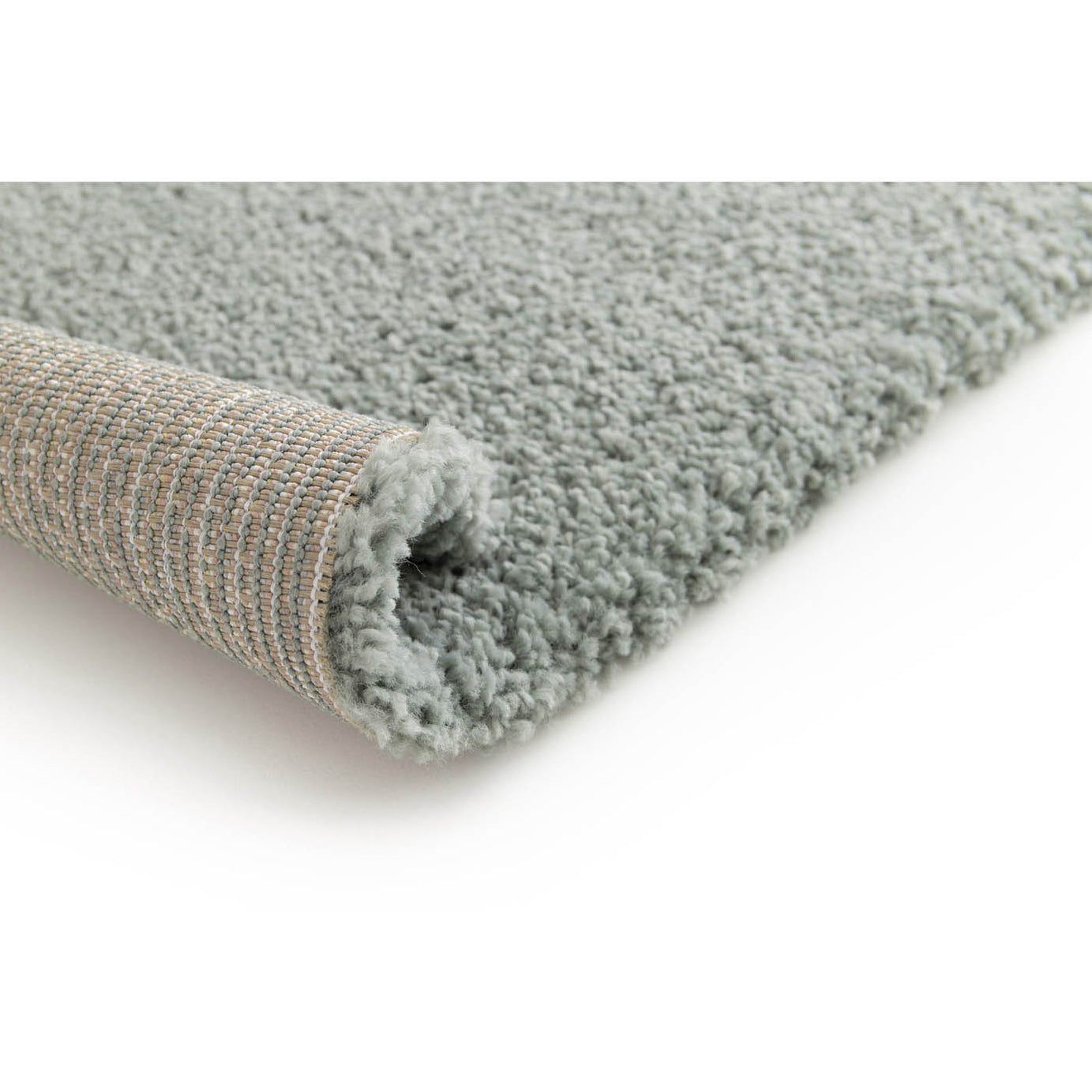 Medium Shaggy Rug Soft Manzo Blue Grey Bedroom Hallway (L)170cm x (W)120cm - Image 3