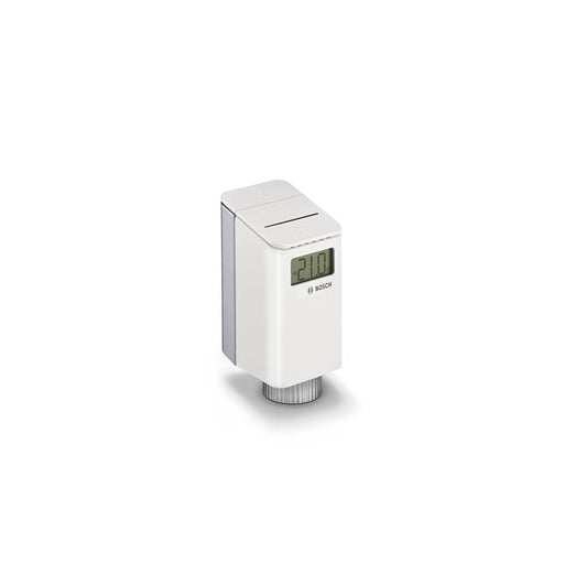 Bosch Thermostatic Radiator Valve Straight Smart White Backlit LCD Display - Image 1