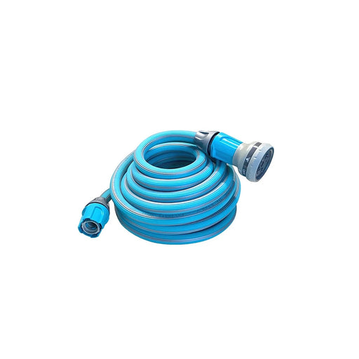 Garde Hose Pipe Set Blue Extendable Heavy Duty Lightweight Compact (L)30m - Image 1