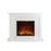 Focal Point Fire Suite Convected Metal Electric White With Remote Control - Image 1