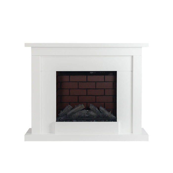 Focal Point Fire Suite Convected Metal Electric White With Remote Control - Image 3