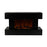 Focal Point Electric Fire Gloss Black Fireplace Log Effect Wall Mounted 2kW - Image 2