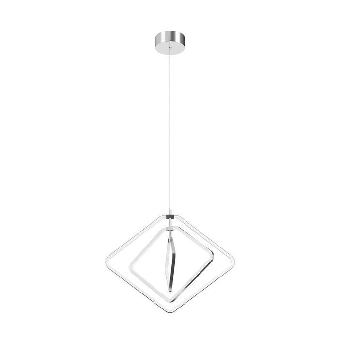 Ceiling Light Pendant LED Diamond Chrome Living Room Bedroom Warm White - Image 3