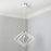 Ceiling Light Pendant LED Diamond Chrome Living Room Bedroom Warm White - Image 1