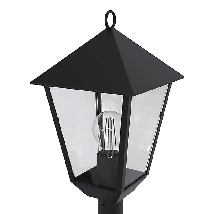 Outdoor Post Light Lantern Garden Traditional Black Tall Waterproof Patio 2M - Image 5